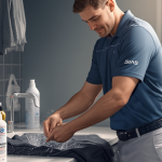 clean-performance-golf-apparel-care-routine-with-polo-jacket-and-laundry-items